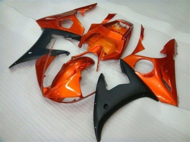 Buy 2003-2005 Orange Black Yamaha YZF R6 Motorcycle Fairings UK