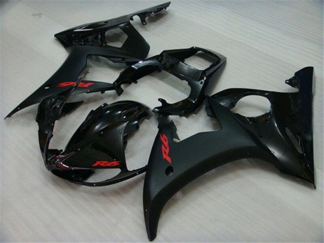 Buy 2003-2005 Black Yamaha YZF R6 Replacement Motorcycle Fairings UK