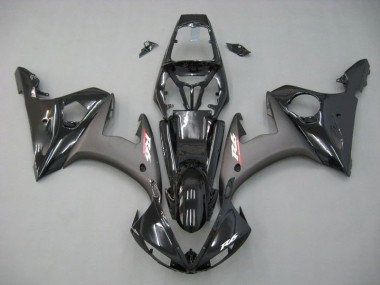 Buy 2003-2005 Contrast Black Yamaha YZF R6 Motorcycle Replacement Fairings UK