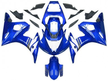 Buy 2003-2005 Blue White Yamaha YZF R6 Motor Fairings UK