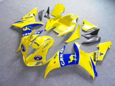 Buy 2003-2005 Yellow Blue Motul Camel Yamaha YZF R6 Bike Fairings UK