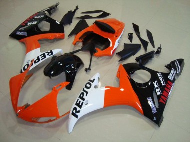 Buy 2003-2005 Repsol Yamaha YZF R6 Motorcycle Fairings Kit UK