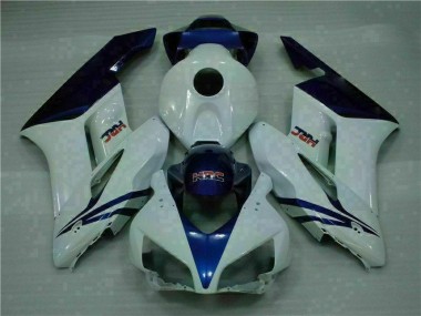 Buy 2004-2005 White Blue Honda CBR1000RR Motor Bike Fairings UK