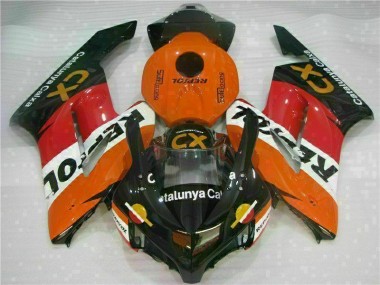 Buy 2004-2005 Orange Repsol CX Honda CBR1000RR Replacement Motorcycle Fairings UK