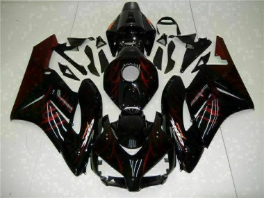 Buy 2004-2005 Red Flame Black Honda CBR1000RR Replacement Fairings UK