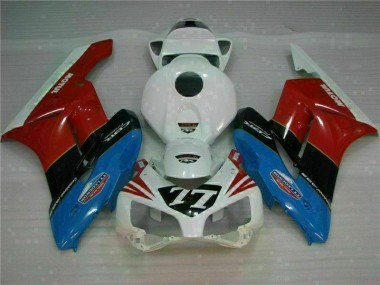 Buy 2004-2005 White Red 77 Honda CBR1000RR Motorcycle Fairing Kits UK