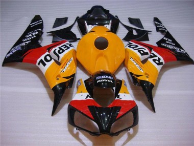 Buy 2004-2005 Orange Black Repsol Honda CBR1000RR Motorcycle Fairings Kits UK