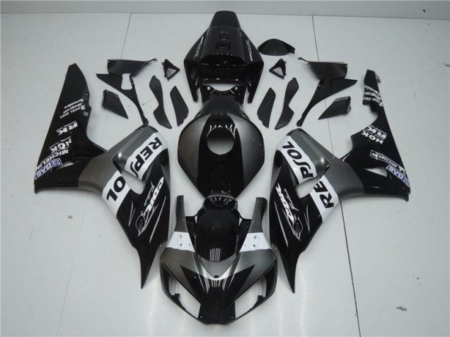 Buy 2004-2005 Grey Black Repsol Honda CBR1000RR Motorcycle Replacement Fairings UK