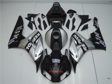 Buy 2004-2005 Black Silver Repsol Honda CBR1000RR Motorcyle Fairings UK