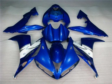 Buy 2004-2006 Blue White Yamaha YZF R1 Bike Fairings UK