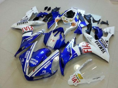 Buy 2004-2006 Blue White Red Yamaha YZF R1 Motorcycle Fairings Kits UK