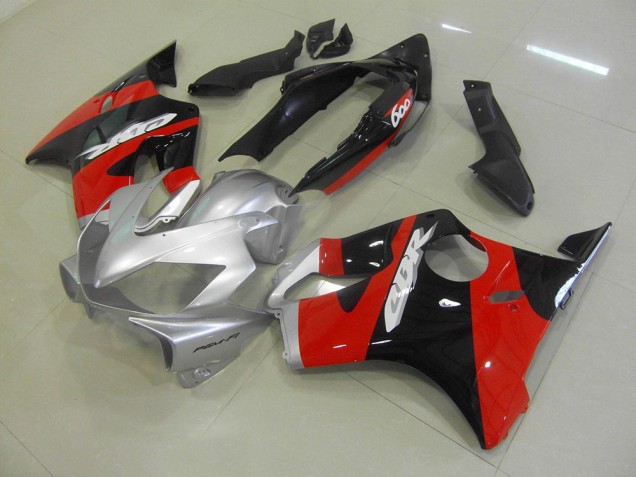 Buy 2004-2007 Black Red Silver Honda CBR600 F4i Bike Fairings UK