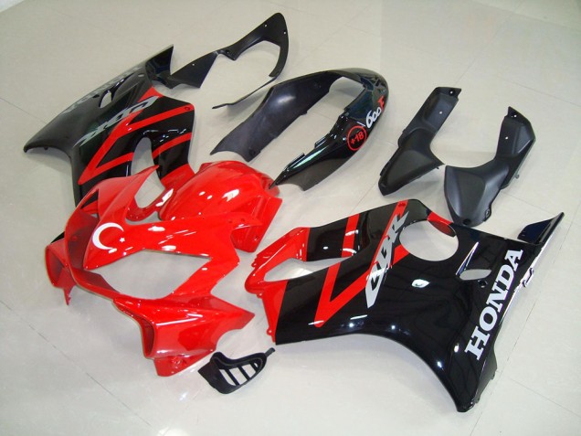 Buy 2004-2007 Black Red Honda CBR600 F4i Motor Fairings UK