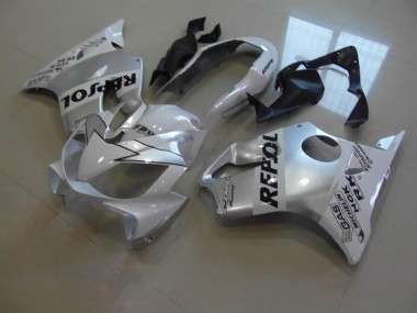 Buy 2004-2007 White Repsol Honda CBR600 F4i Motorcylce Fairings UK