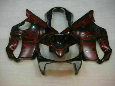 Buy 2004-2007 Red Flame Honda CBR600 F4i Bike Fairings UK