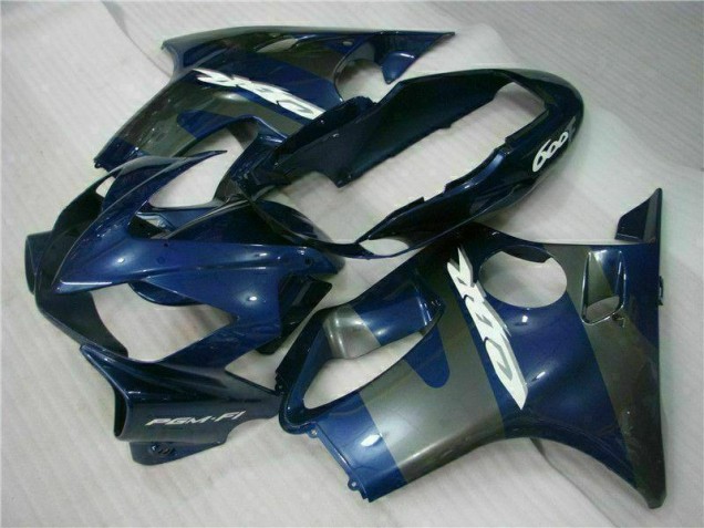 Buy 2004-2007 Blue Silver Honda CBR600 F4i Motorcycle Fairings Kit UK