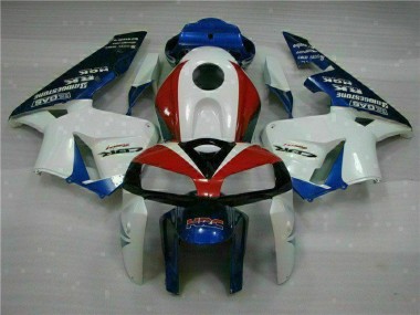 Buy 2005-2006 White Blue Honda CBR600RR Moto Fairings UK