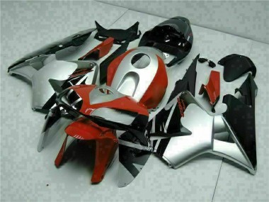 Buy 2005-2006 Black Silver Red Honda CBR600RR Motorcycle Fairings UK