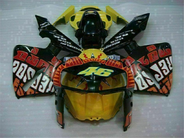 Buy 2005-2006 Black Red Yellow 46 Honda CBR600RR Motorcycle Fairing UK