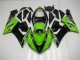 Buy 2005-2006 Green Kawasaki ZX6R Motorcycle Fairings Kit UK