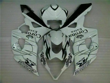 Buy 2005-2006 White Suzuki GSXR 1000 Motorbike Fairing Kits UK