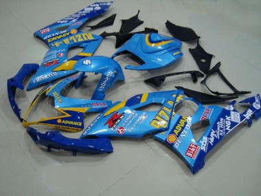 Buy 2005-2006 Light Blue Rizzla Suzuki GSXR 1000 Motor Bike Fairings UK