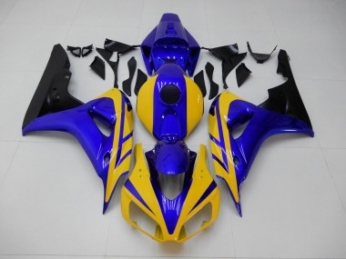 Buy 2006-2007 Yellow Blue Honda CBR1000RR Replacement Motorcycle Fairings UK