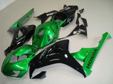 Buy 2006-2007 Black Green Honda CBR1000RR Motorcycle Fairing Kits UK