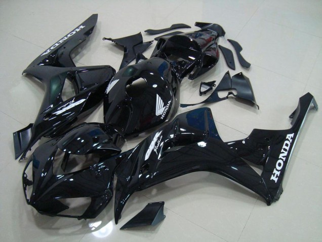 Buy 2006-2007 Black Silver Decals Honda CBR1000RR Motorcycle Fairing Kit UK