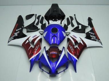 Buy 2006-2007 Burgandy and Blue Honda CBR1000RR Bike Fairing UK