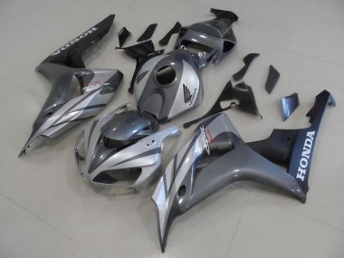 Buy 2006-2007 Grey Silver and Matte Black Honda CBR1000RR Motor Fairings UK