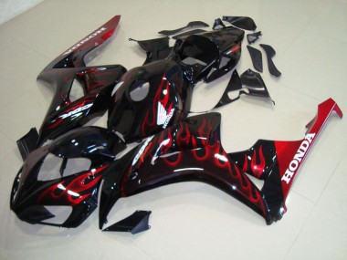 Buy 2006-2007 Red Flame Honda CBR1000RR Motorcylce Fairings UK