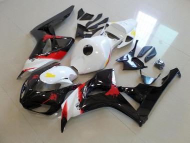 Buy 2006-2007 White Black with No Sticker Honda CBR1000RR Bike Fairing Kit UK