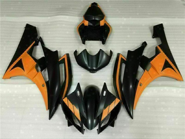 Buy 2006-2007 Black Orange Yamaha YZF R6 Motorcycle Fairing UK