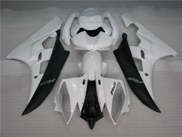 Buy 2006-2007 White Black Yamaha YZF R6 Motorcycle Bodywork UK