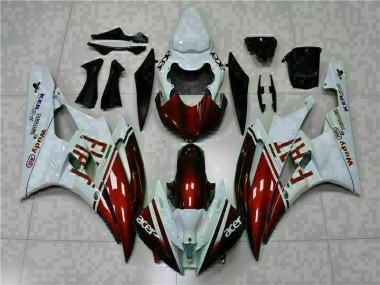 Buy 2006-2007 Brown White Yamaha YZF R6 Motorcycle Fairing Kit UK