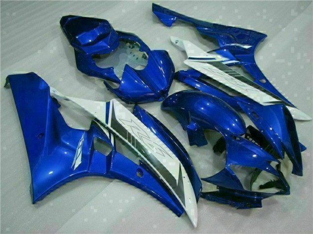 Buy 2006-2007 Blue White Yamaha YZF R6 Bike Fairings UK