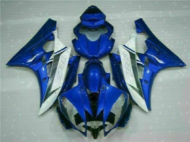 Buy 2006-2007 Blue White Yamaha YZF R6 Bike Fairings UK