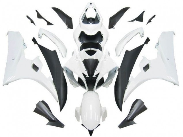 Buy 2006-2007 White Black Yamaha YZF R6 Motorcycle Fairings UK