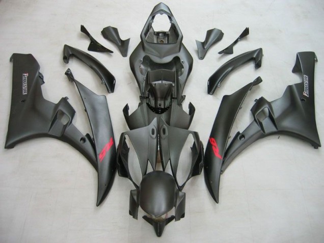 Buy 2006-2007 Matte Black Yamaha YZF R6 Motorcycle Fairing Kits & Bodywork UK