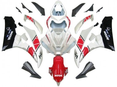 Buy 2006-2007 White Red Black Yamaha YZF R6 Bike Fairings UK