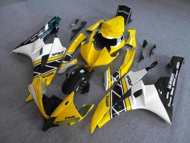 Buy 2006-2007 Yellow Black Yamaha YZF R6 Replacement Fairings UK