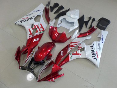 Buy 2006-2007 Red Fiat Yamaha YZF R6 Motorcyle Fairings UK