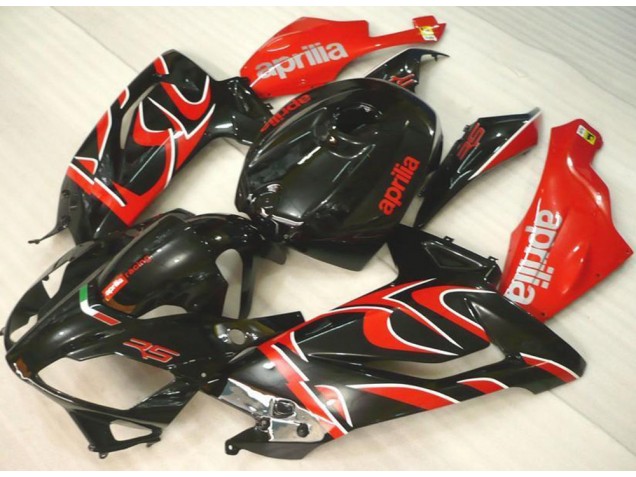 Buy 2006-2011 Black Red Aprilia RS125 Motorcylce Fairings UK