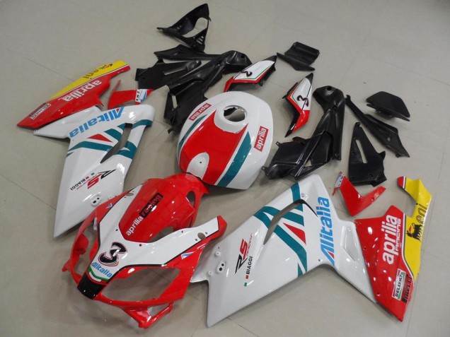 Buy 2006-2011 Red and Wihte Aprilia RS125 Bike Fairings UK