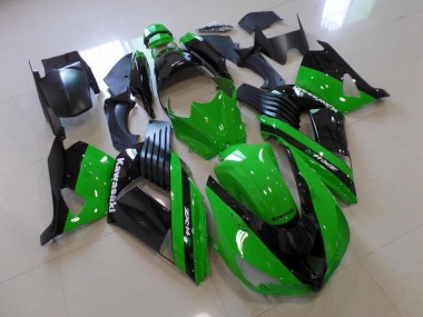 Buy 2006-2011 Green and Black Kawasaki ZX14R ZZR1400 Bike Fairing Kit UK