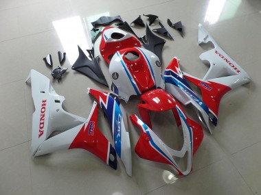 Buy 2007-2008 White Red Blue HRC Honda CBR600RR Bike Fairing Kit UK