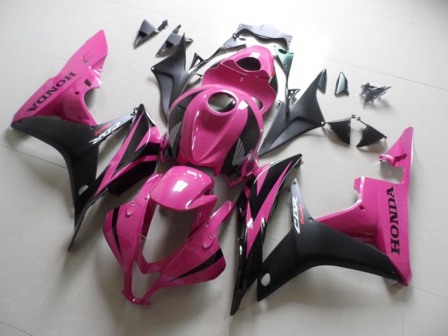 Buy 2007-2008 Pink Black Honda CBR600RR Motorbike Fairings UK