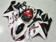 Buy 2007-2008 White Black Red Kawasaki ZX6R Motorbike Fairings UK