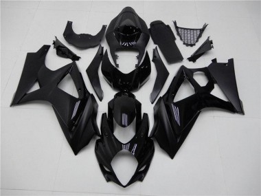 Buy 2007-2008 Glossy Matte Black Suzuki GSXR 1000 K7 Replacement Fairings UK